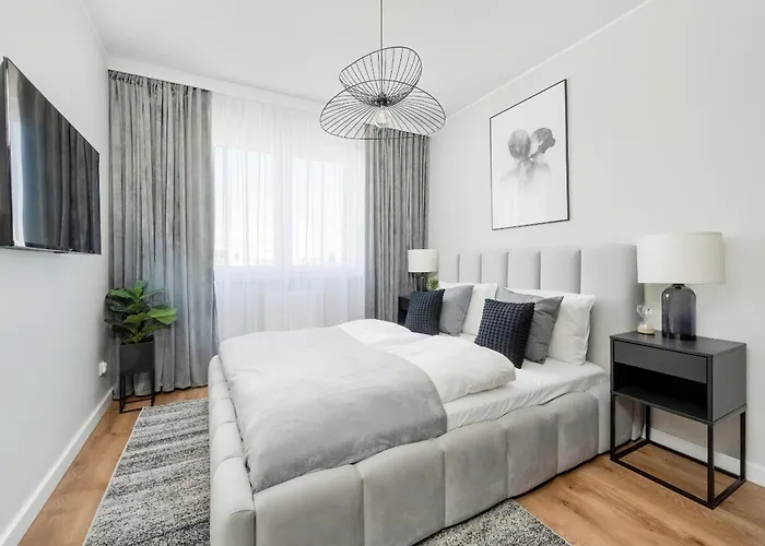 아파트 Piekny Wichrowa - 2 Sypialnie Free Garage By Renters 브로츠와프